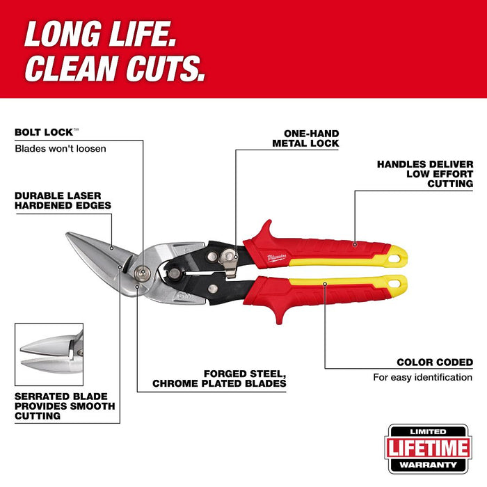 Straight Offset Aviation Snips