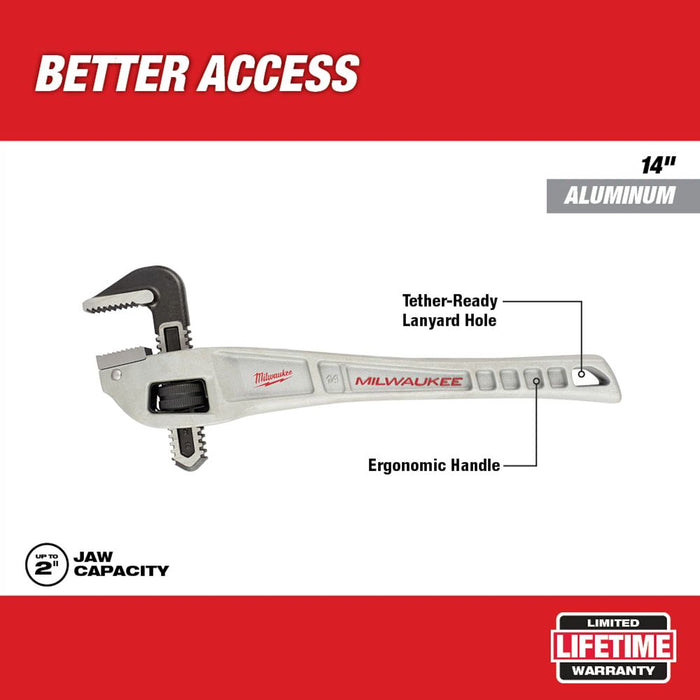 14 in. Offset Pipe Wrench
