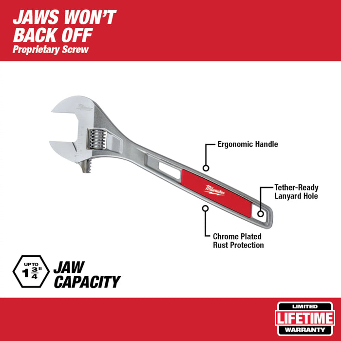 Milwaukee Adjustable Wrench 48-22-7415