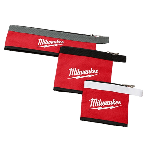 MILWAUKEE 3 PC. Multi-Size Zipper Pouches