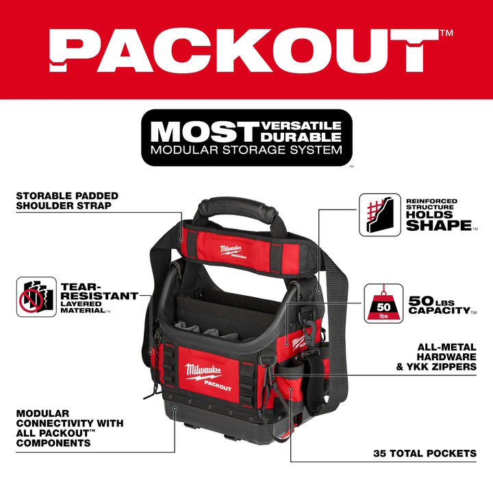 MILWAUKEE PACKOUT™ 10" Structured Tote