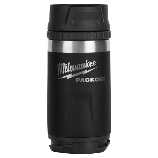 MILWAUKEE PACKOUT™ Black 12oz Insulated Bottle w/ Sip Lid