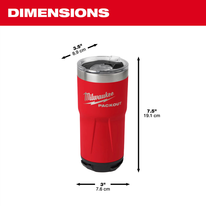Milwaukee PACKOUT 20oz Tumbler 48-82-8392R