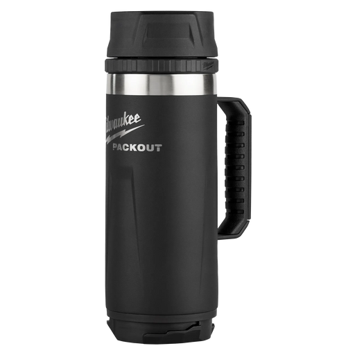 MILWAUKEE PACKOUT™ Black 18oz Insulated Mug w/ Sip Lid