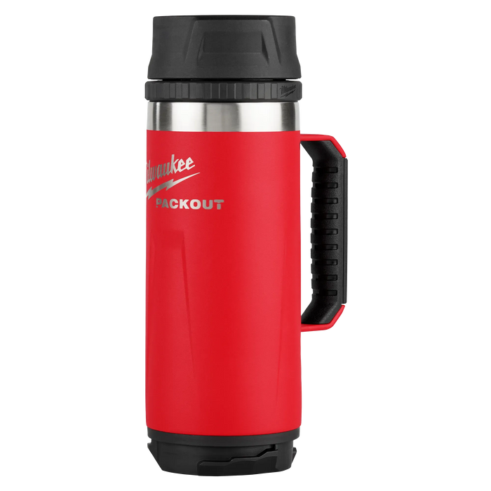 MILWAUKEE PACKOUT™ Red 18oz Insulated Mug w/ Sip Lid