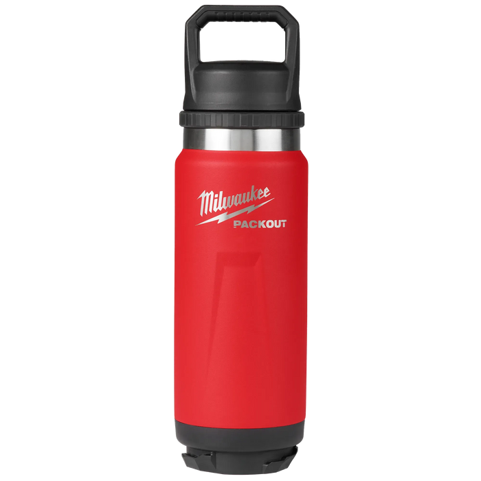 MILWAUKEE PACKOUT™ Red 24oz Insulated Bottle w/ Chug Lid