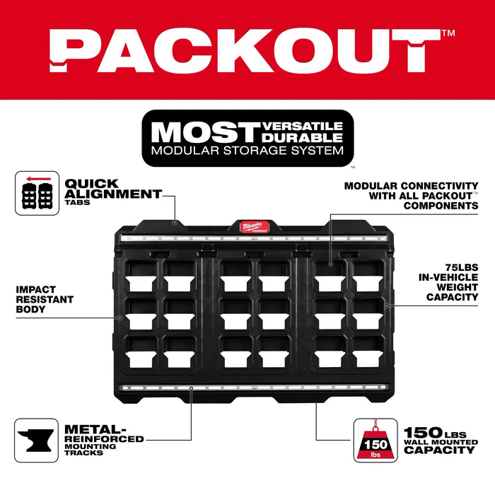 Placa de pared grande MILWAUKEE PACKOUT™