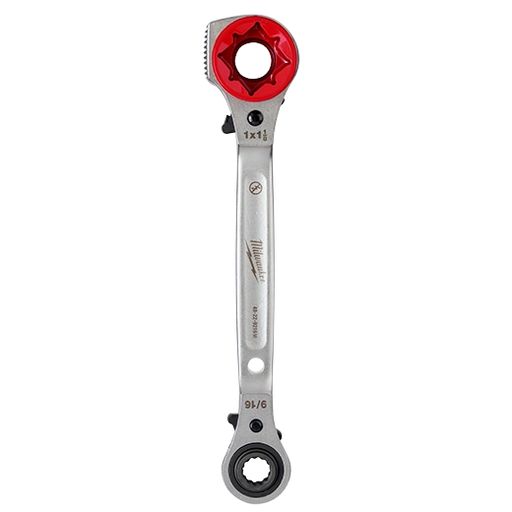 MILWAUKEE Lineman's 5 IN 1 Ratcheting Wrench w/ Milled Strike Face