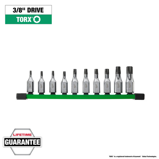 MILWAUKEE 10 PC. 3/8" Drive TORX® Bit Socket Set