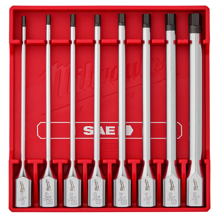 Milwaukee 8pc 3/8" Dr SAE L Hex 48-22-9546
