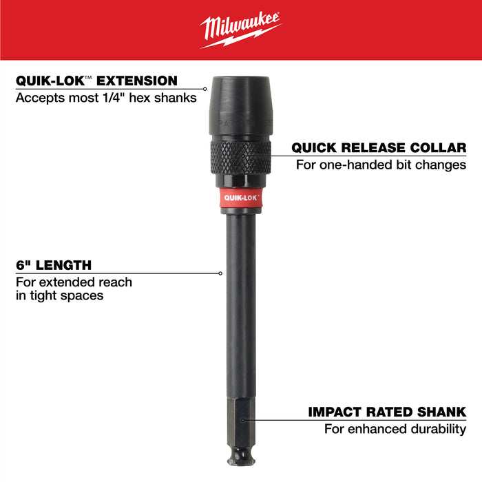 Milwaukee 6" All Hex Change Extension 48-28-1010