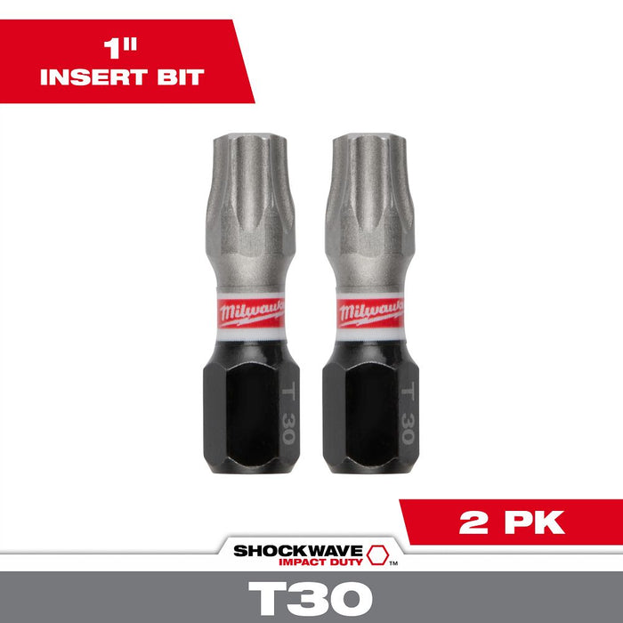 1 in T30 Impact Bit 2PK