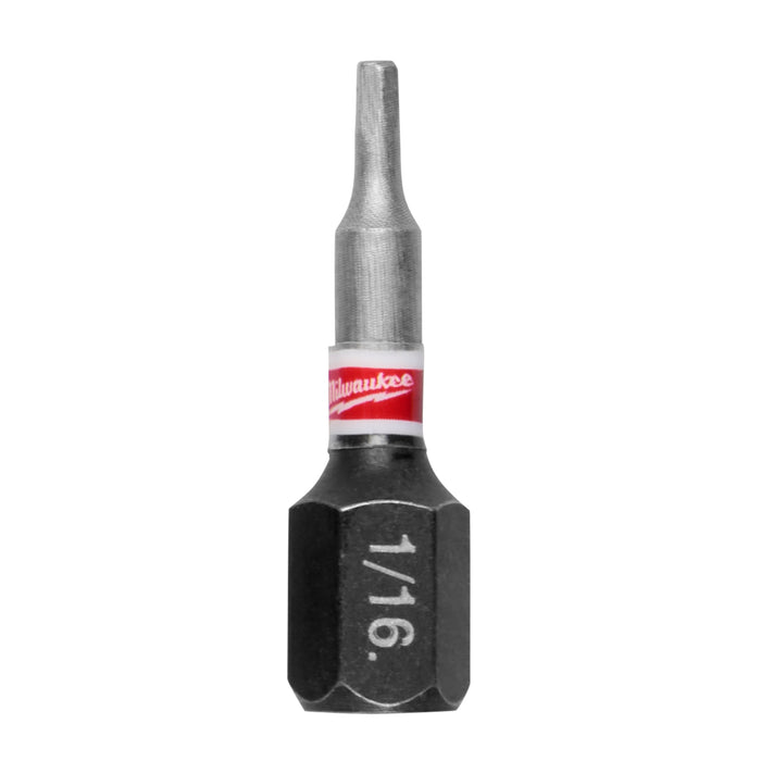 Milwaukee SHOCKWAVE Impact Duty 1" Hex 1/16" Insert Bits (25PK) 48-32-4700