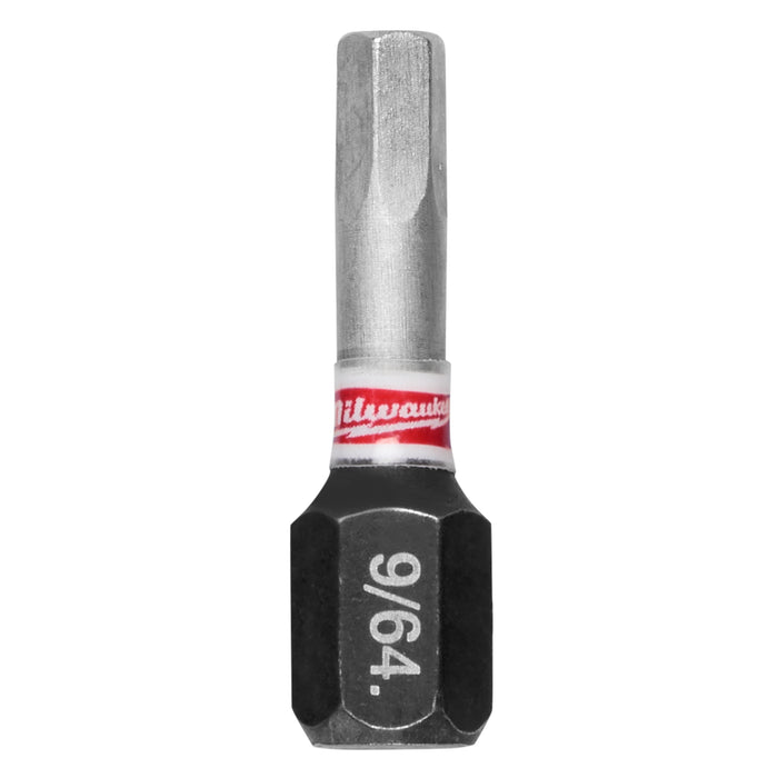Milwaukee SHOCKWAVE Impact Duty 1" Hex 9/64" Driver Bits 25PK 48-32-4705