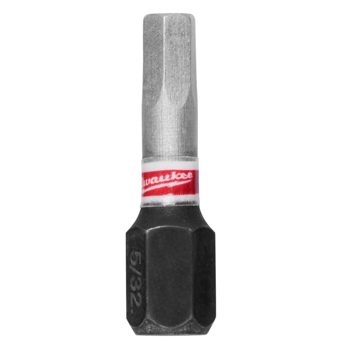 Milwaukee SHOCKWAVE Impact Duty 1" Hex 5/32" Driver Bits (25PK) 48-32-4706