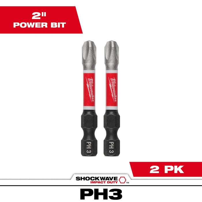 2in PH3 Impact Bit 2PK