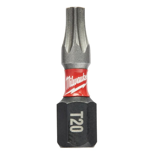 MILWAUKEE SHOCKWAVE™ 1" Impact Torx® T20 Power Bits (15 PACK)