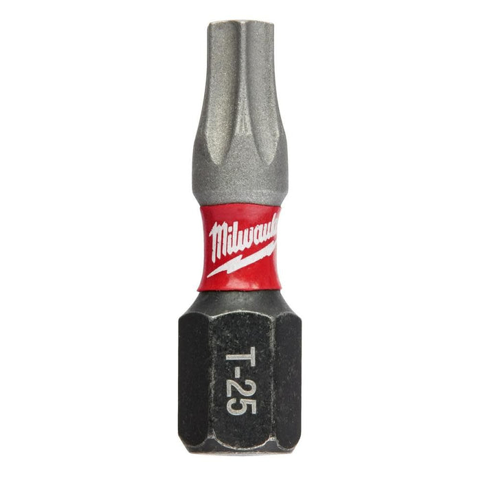 MILWAUKEE SHOCKWAVE™ 1" Impact Torx® T25 Power Bits (15 PACK)