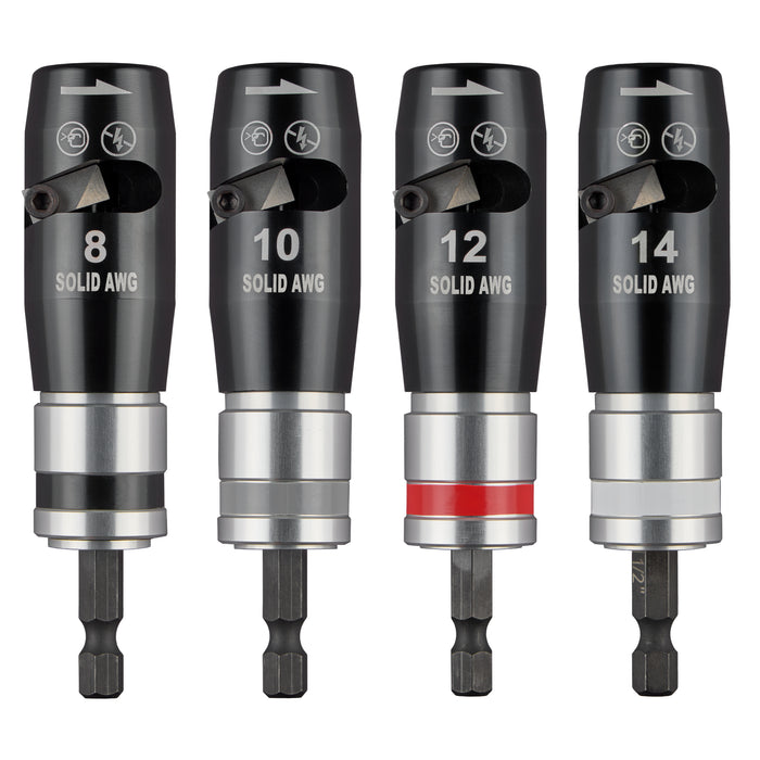 Milwaukee 4PC Wire Stripper Set 48-32-6406