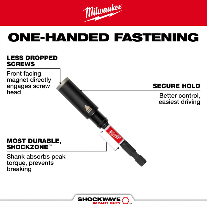 Milwaukee 3in. Screw-Holding Bit Holder 48-32-7903