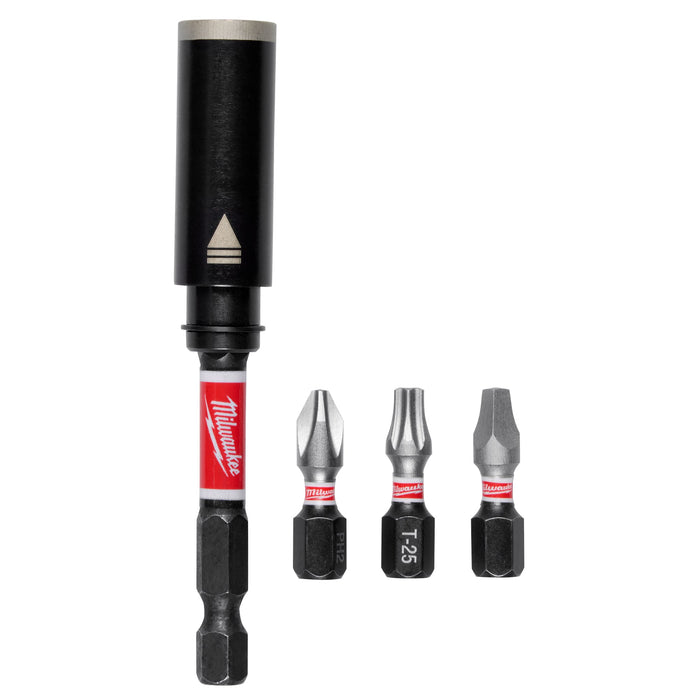 Milwaukee SHOCKWAVE Impact Duty 3" Screw-Holding Bit Holder 48-32-7905