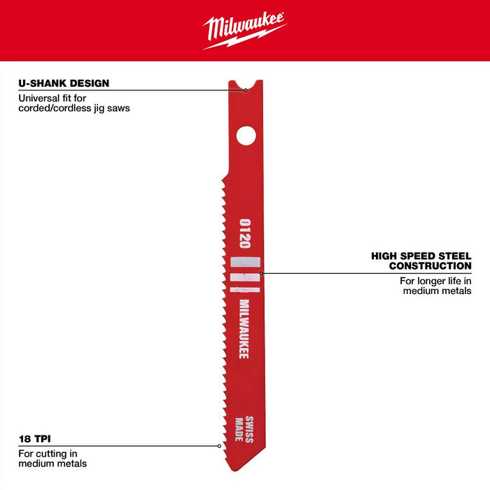 (5)JIG SAW BL HSS 18T 2 3/4L