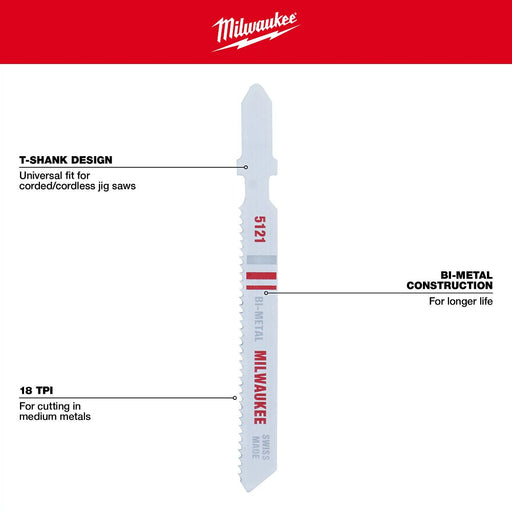 (5)JIG SAW BL METAL 18T 3L