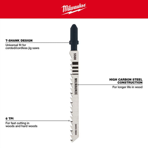 4 In. 6 TPI High-Carbon Steel Jig S