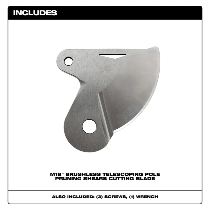 MILWAUKEE M18™ Telescoping Pole Pruning Shears Cutting Blade
