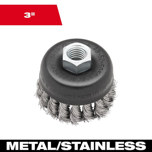 3 In. Brush Knot Cup