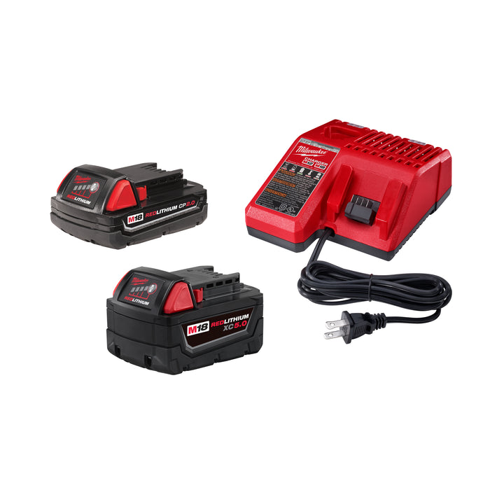Milwaukee Tools M18 XC50AH / CP20AH Starter Kit 48-59-1852C