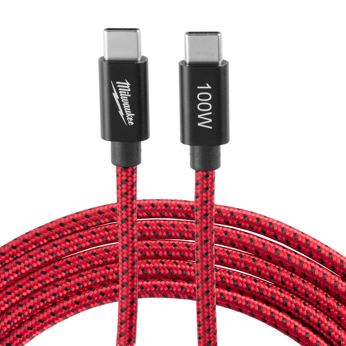 Milwaukee Tools 100W 6ft USB-C Cable
