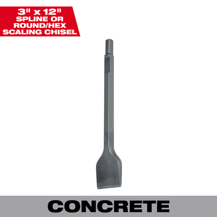 Milwaukee 3-Inch Scaling Chisel 48-62-2055