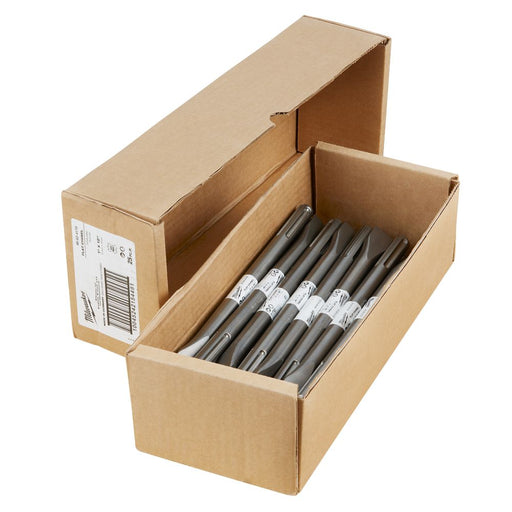 SDS-MAX 12" FLAT CHISEL - BULK (25)