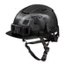 MILWAUKEE Black Class C, Vented BOLT™ Front Brim Safety Helmet w/ IMPACT ARMOR™ Liner