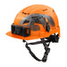 MILWAUKEE Orange Class C, Vented BOLT™ Front Brim Safety Helmet w/ IMPACT ARMOR™ Liner