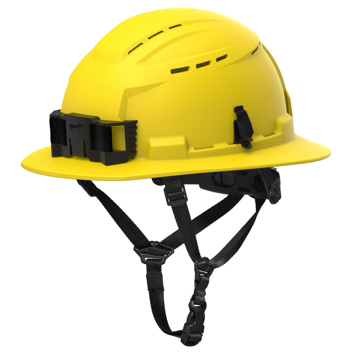 Milwaukee YLW FULL BRIM HELMET VNT CLASS C 48-73-1652