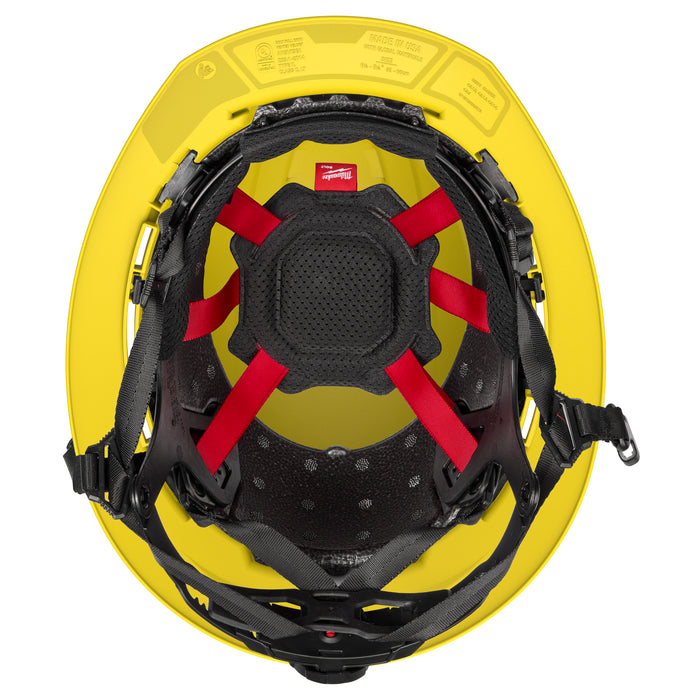 Milwaukee YLW FULL BRIM HELMET VNT CLASS C 48-73-1652