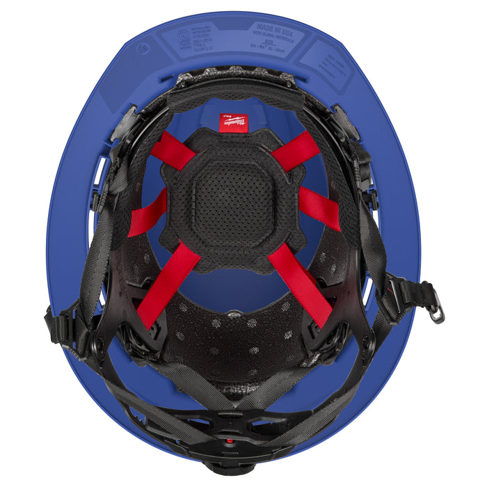 Milwaukee BLUE FULL BRIM HELMET CLASS E 48-73-1655