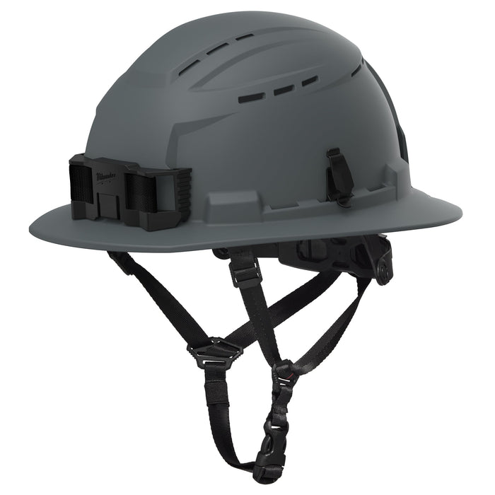 Milwaukee Gray Type 2 Class C Vented Full Brim Safety Helmet 48-73-1664