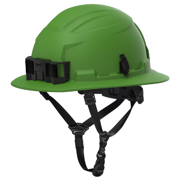 Milwaukee Green Type 2 Full Brim Class E Non-Vented Safety Helmet 48-73-1691