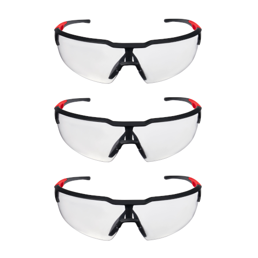 3PK Clear Anti-Scratch Glasses