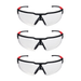 3PK Clear Anti-Scratch Glasses