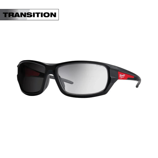 MILWAUKEE Transition Performance Safety Glasses w/ Anti-Scratch Lenses