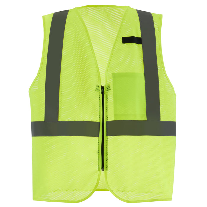 Milwaukee ANSI Type R Class 2 High Visibility Mesh One Pocket Safety Vest 48-73-2244