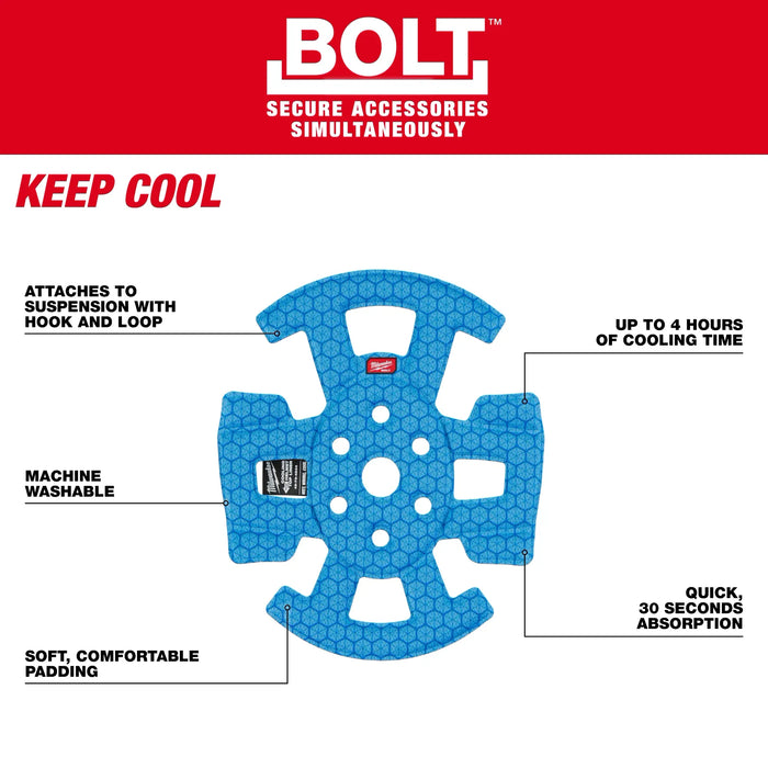 MILWAUKEE BOLT™ Safety Helmet Cooling Liner