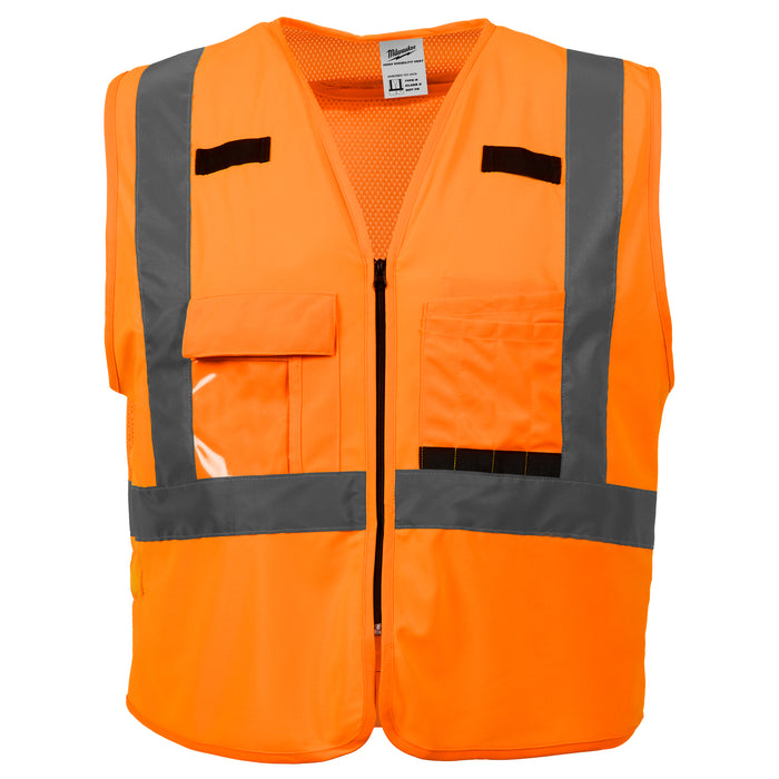 Milwaukee HI VIS VEST - ORANGE - S/M 48-73-5071