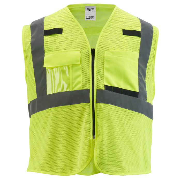 Milwaukee CL2 YELLOW MESH VEST - 4XL/5XL 48-73-5114