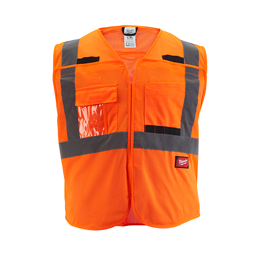 CL2 ORANGE MESH VEST - 2XL/3XL