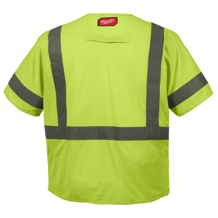 Milwaukee CL3 YELLOW SOLID VEST - S/M 48-73-5141